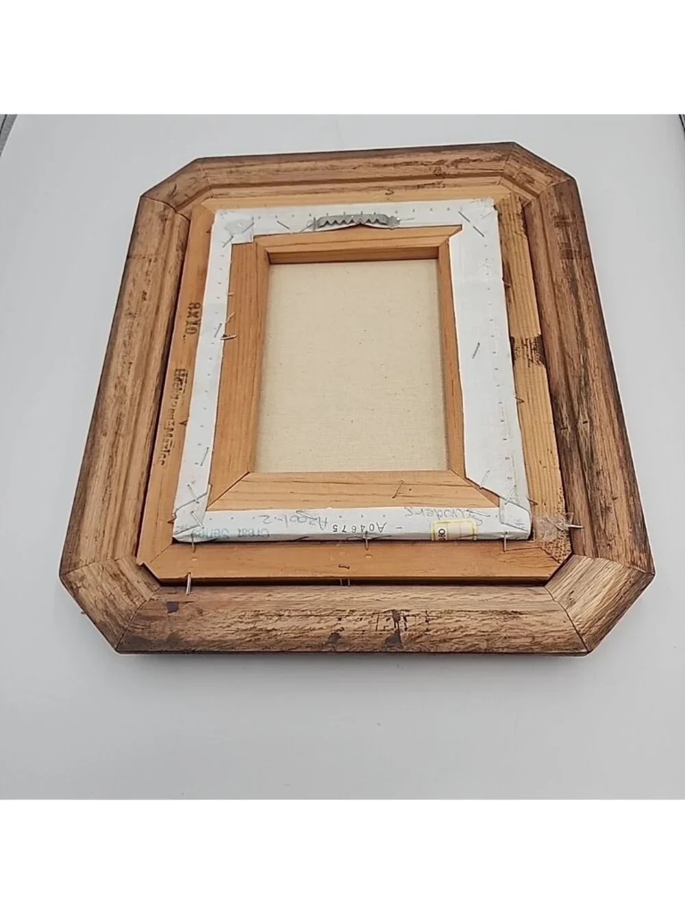 Vintage Framed Sand Painting Acoma Pueblo Native American Pottery Artist Signed